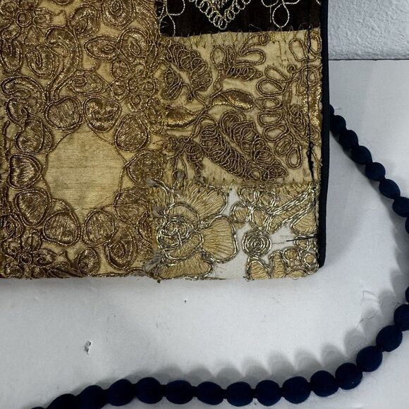 Indian Handmade Purse Vintage Patchwork Embroidery Ladies Envelope Clutch Bag - Picture 2 of 11